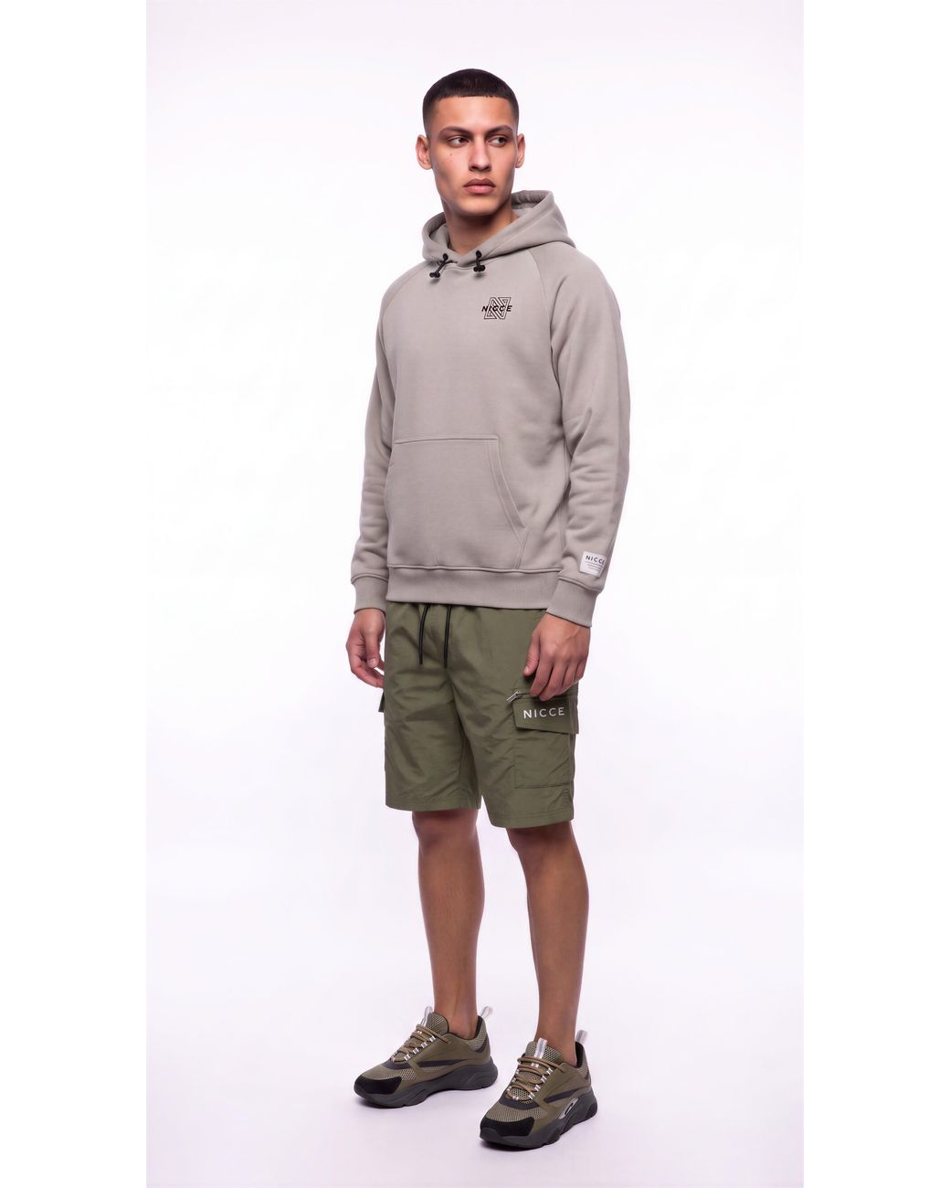Nicce London Natural Humva Shorts for men