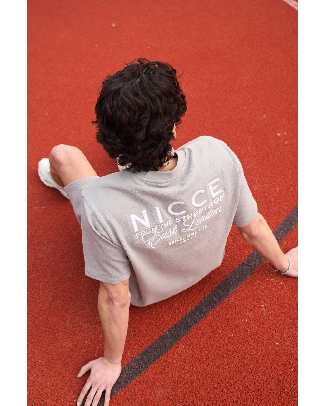 Nicce London Gray Cera T-Shirt for men