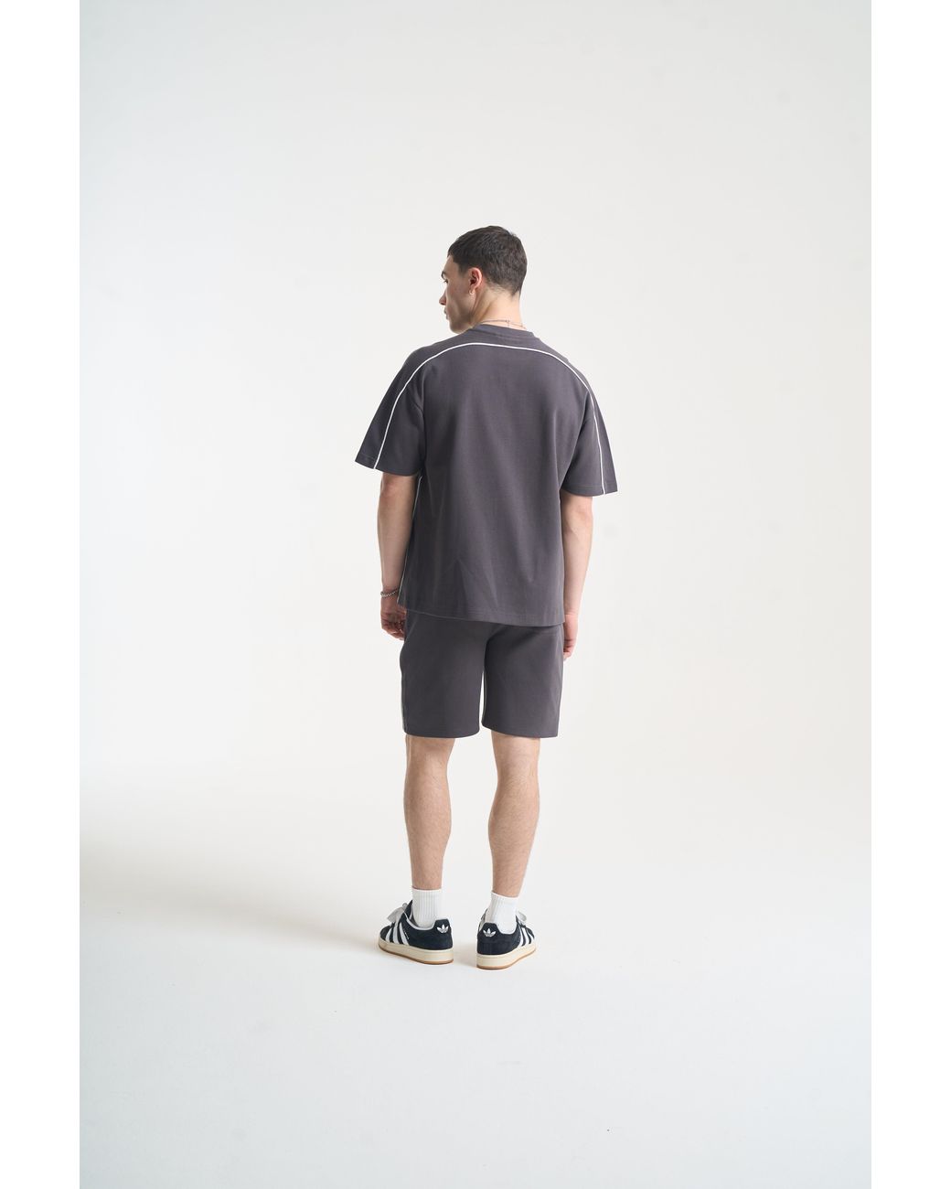 Nicce London Blue Piper T-Shirt & Shorts Set for men