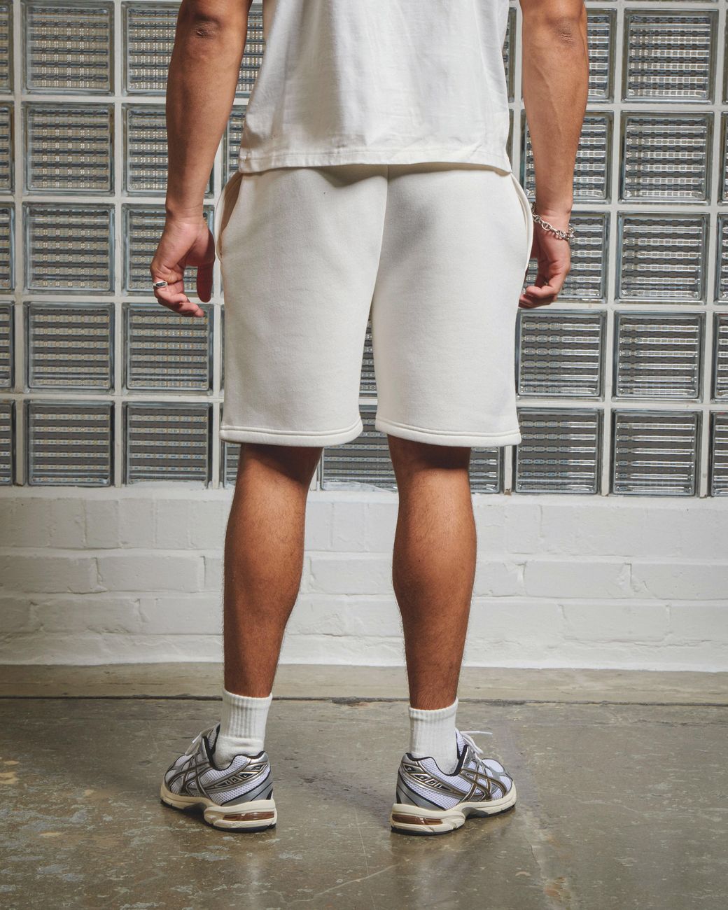 Nicce London Gray Riviera Shorts for men