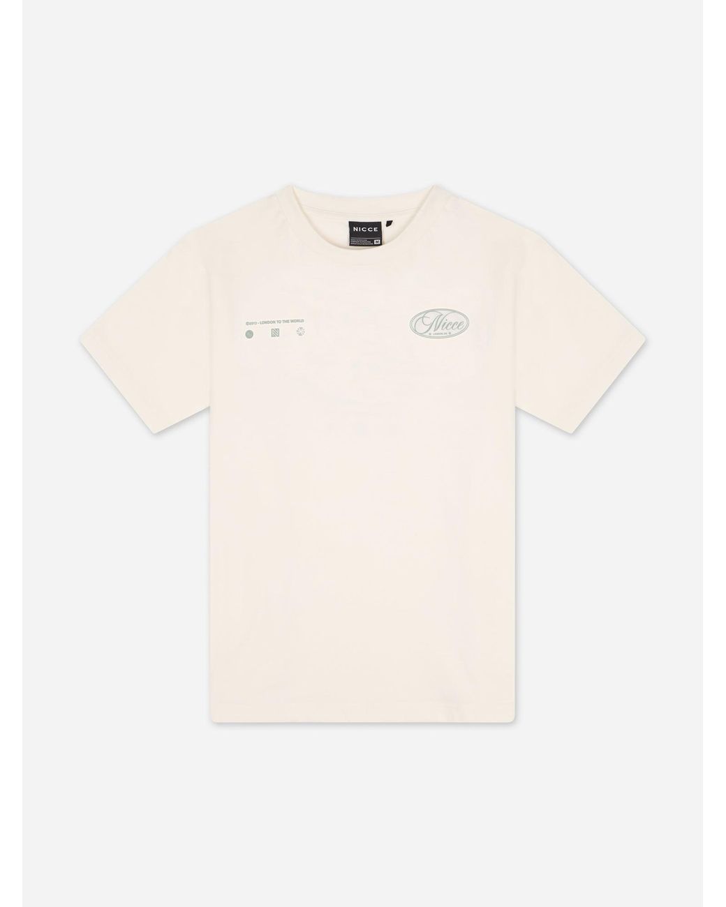Nicce London White Grant T-Shirt for men