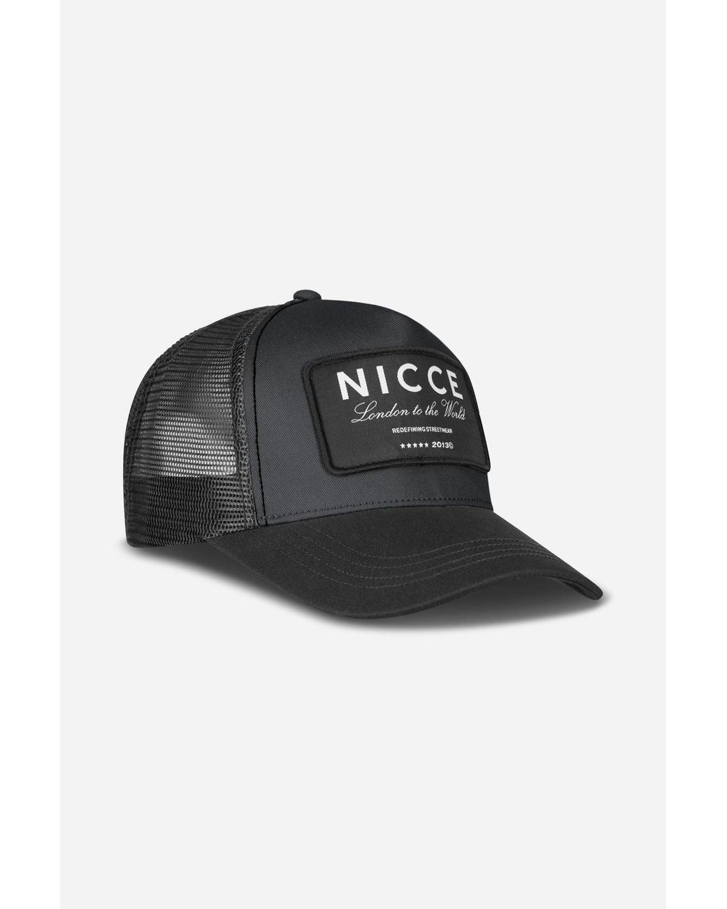 Nicce London Black Griffton Cap for men