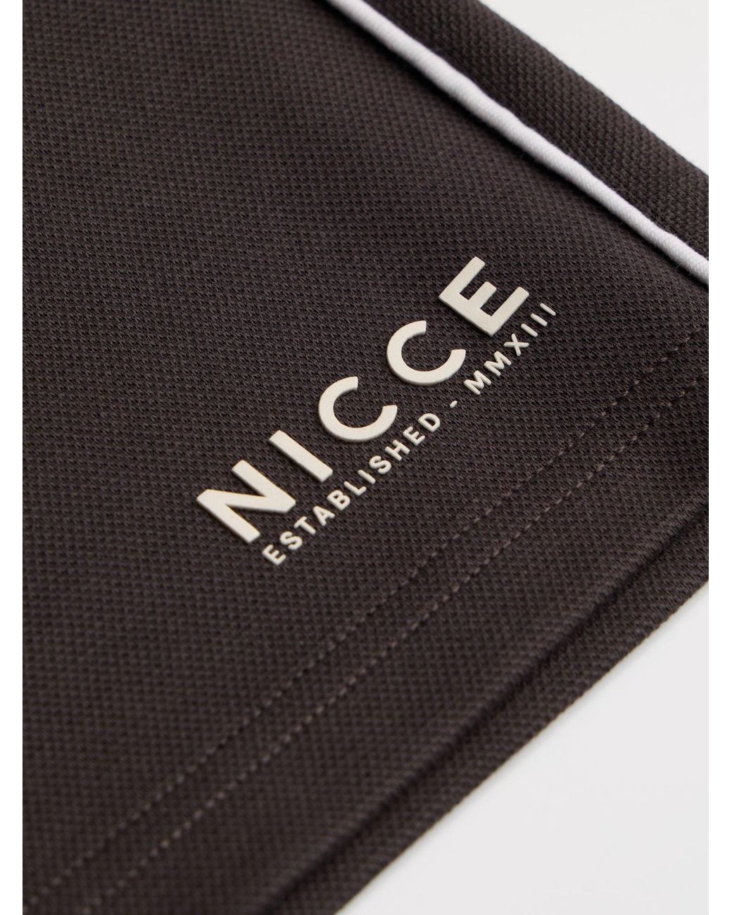 Nicce London Black Piper Shorts for men