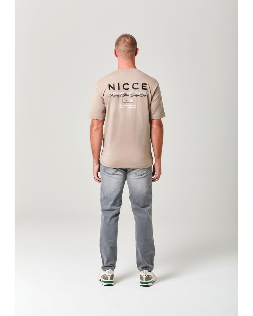 Nicce London Natural Meridian T-Shirt for men