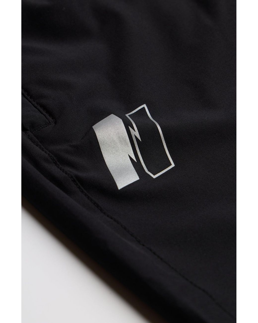 Nicce London Black Petelo Running Shorts for men
