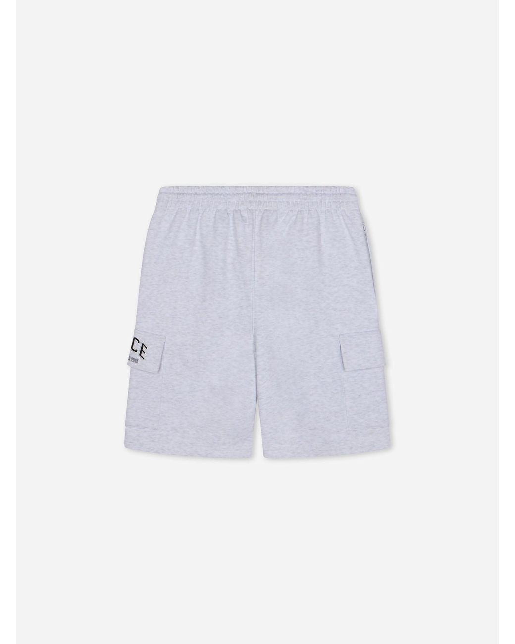 Nicce London White Elevate Shorts for men