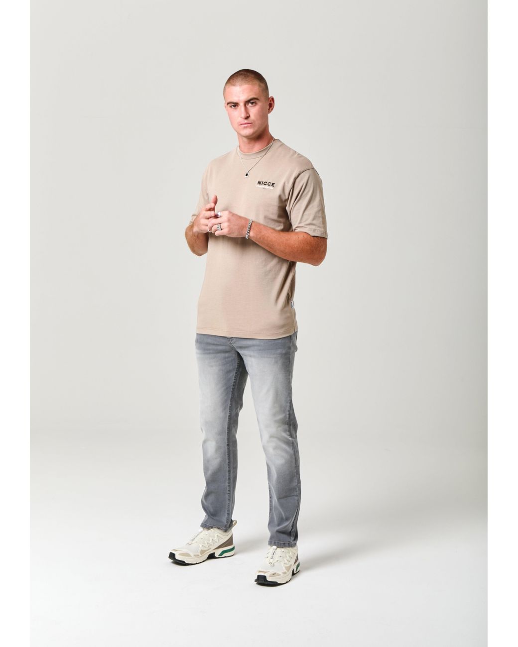 Nicce London Natural Meridian T-Shirt for men