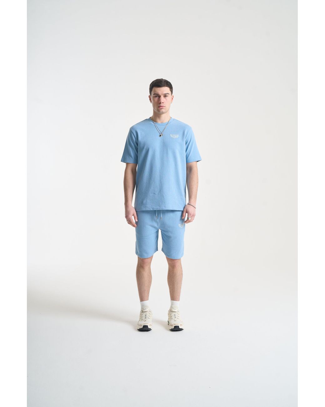 Nicce London Blue Cera Shorts for men