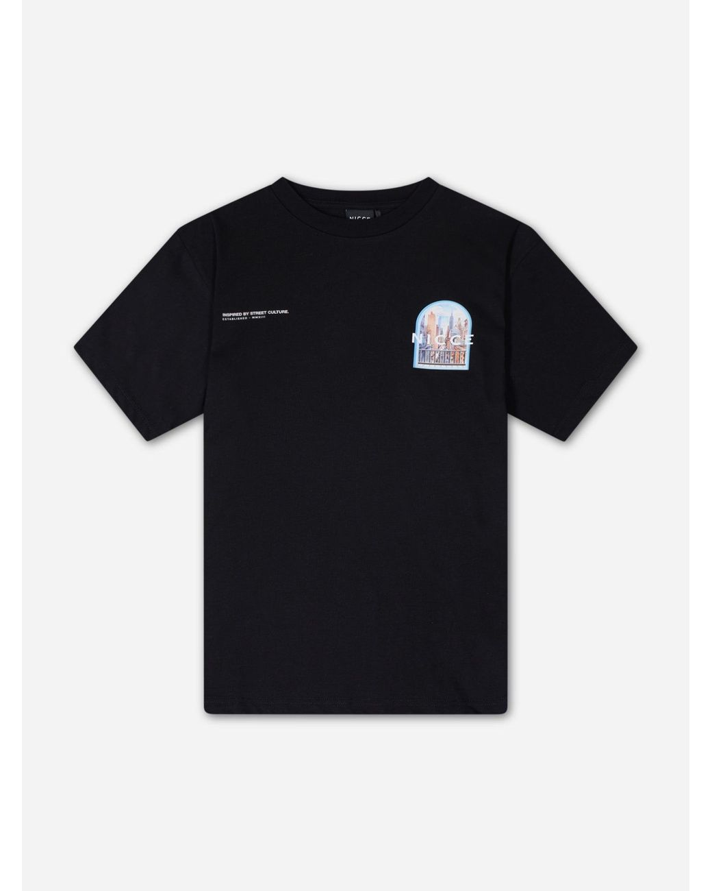 Nicce London Black Surge T-Shirt for men
