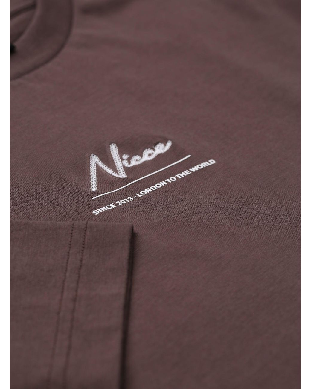 Nicce London Brown Exalt T-Shirt for men