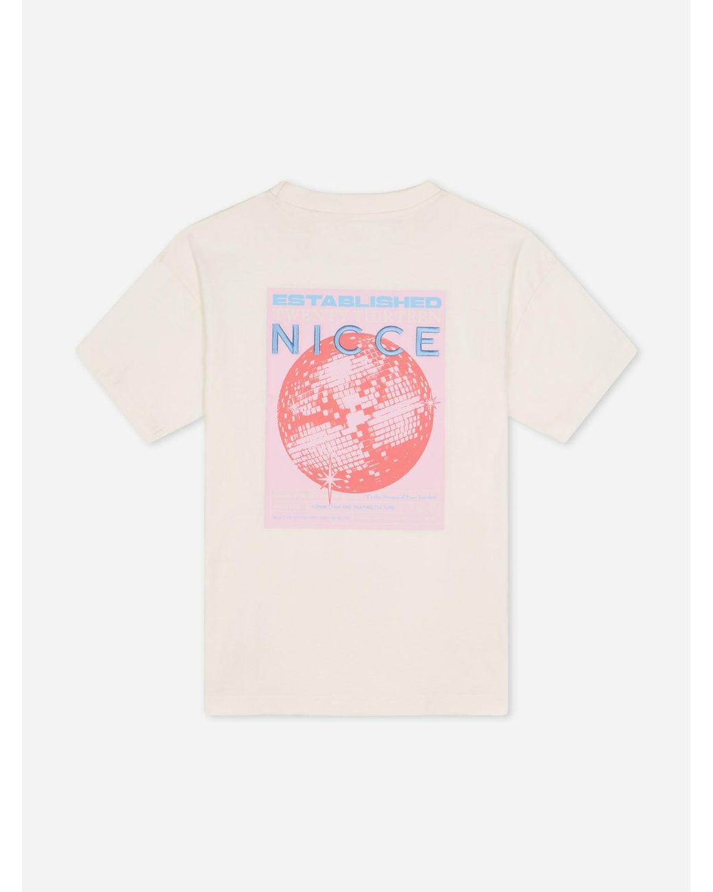 Nicce London White Nightspot T-Shirt for men