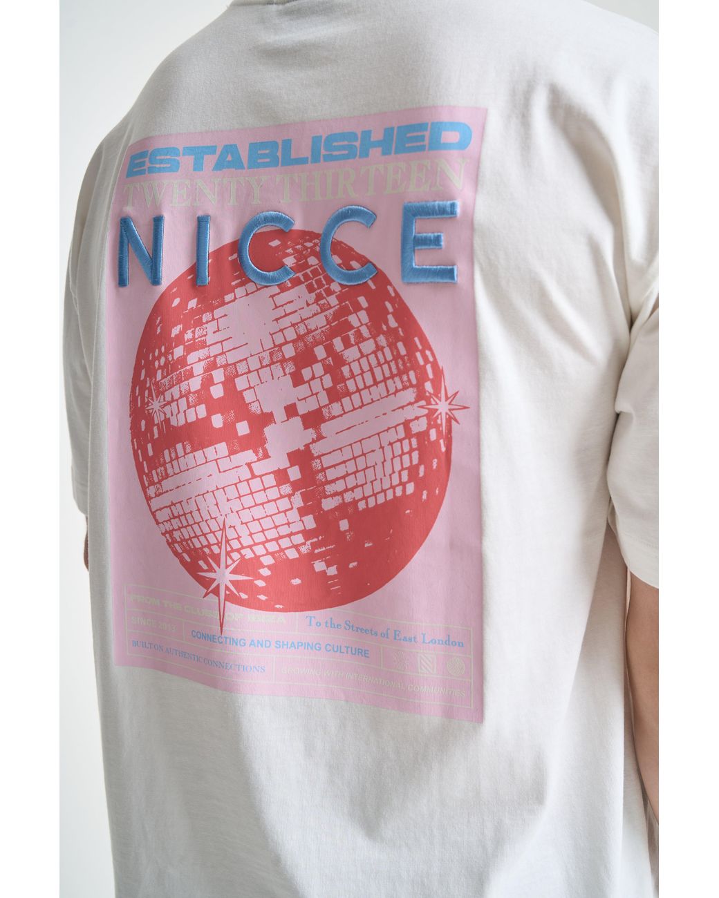 Nicce London White Nightspot T-Shirt for men