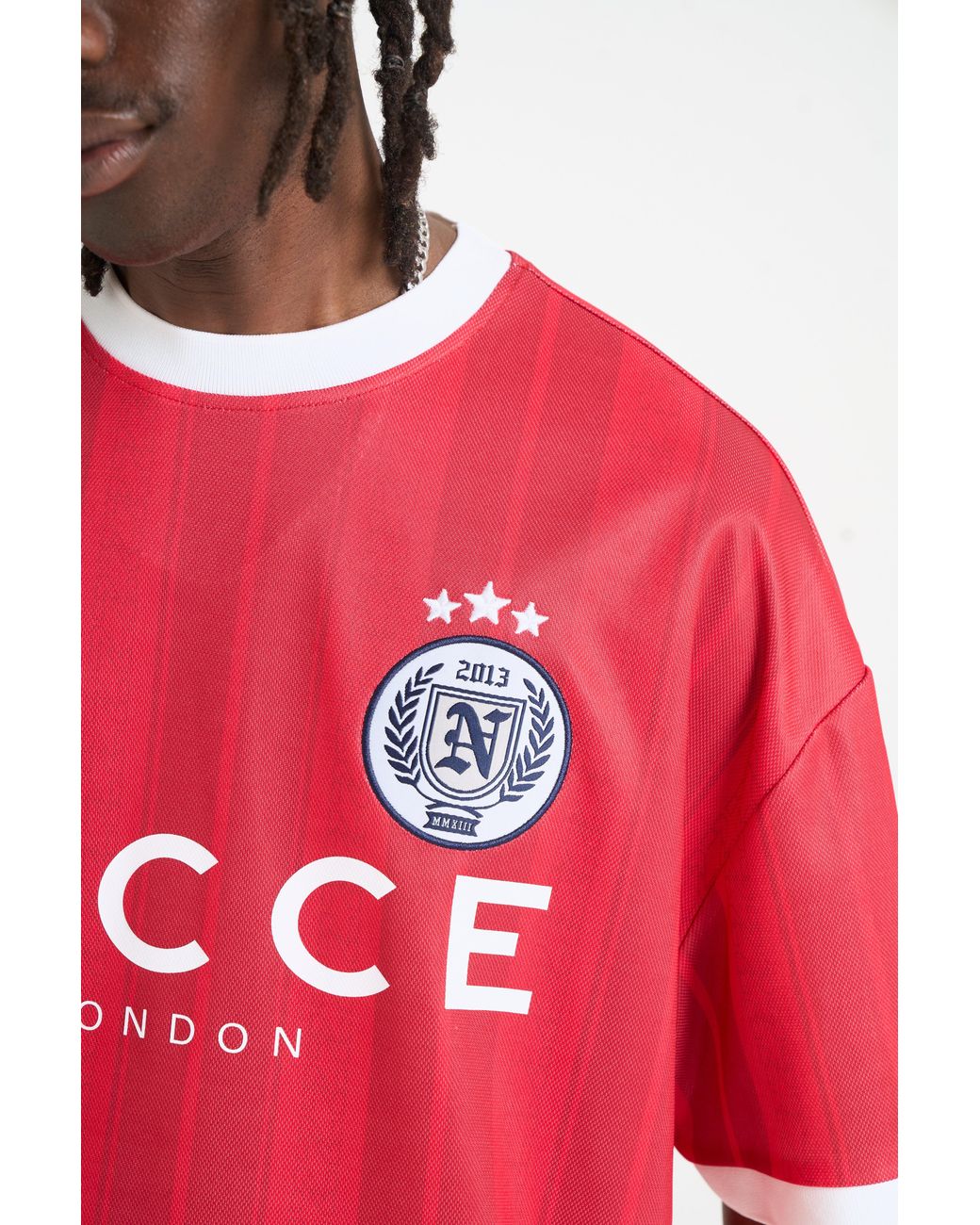 Nicce London Red Legend Football Shirt for men