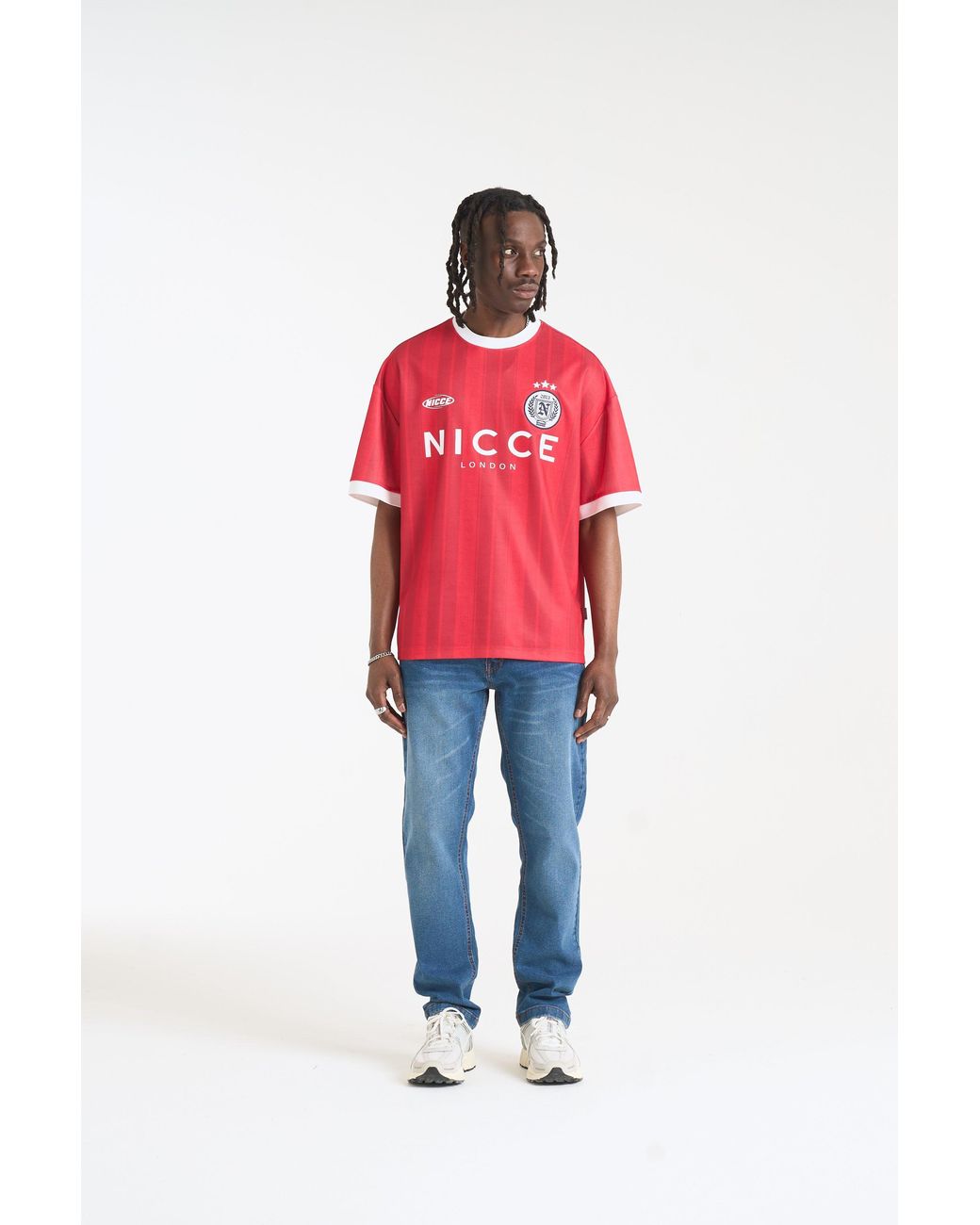 Nicce London Red Legend Football Shirt for men