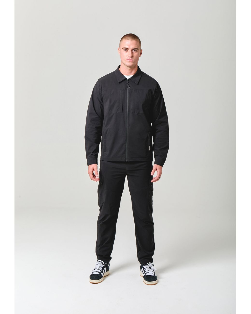 Nicce London Blue Odyssey Shacket for men