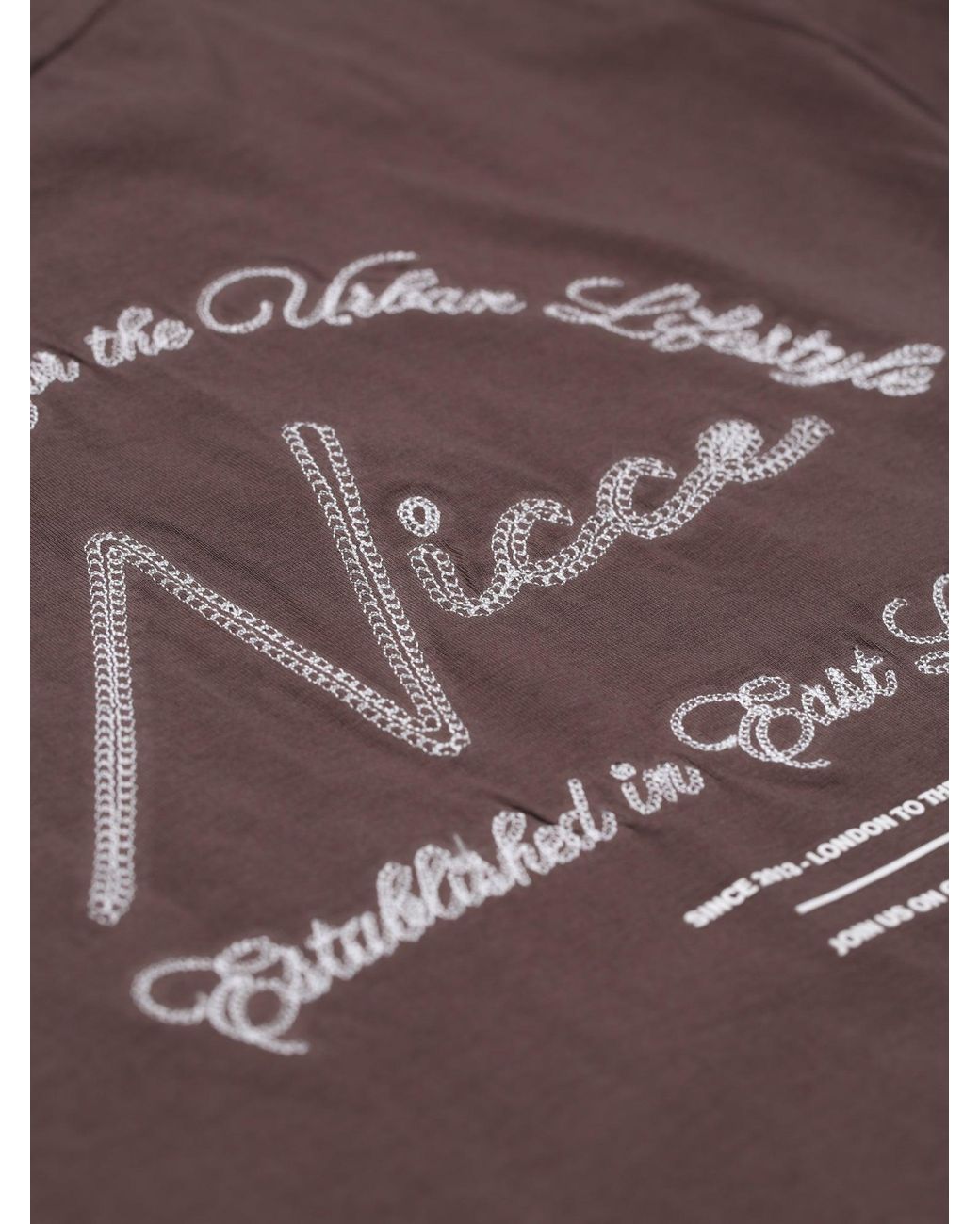 Nicce London Brown Exalt T-Shirt for men