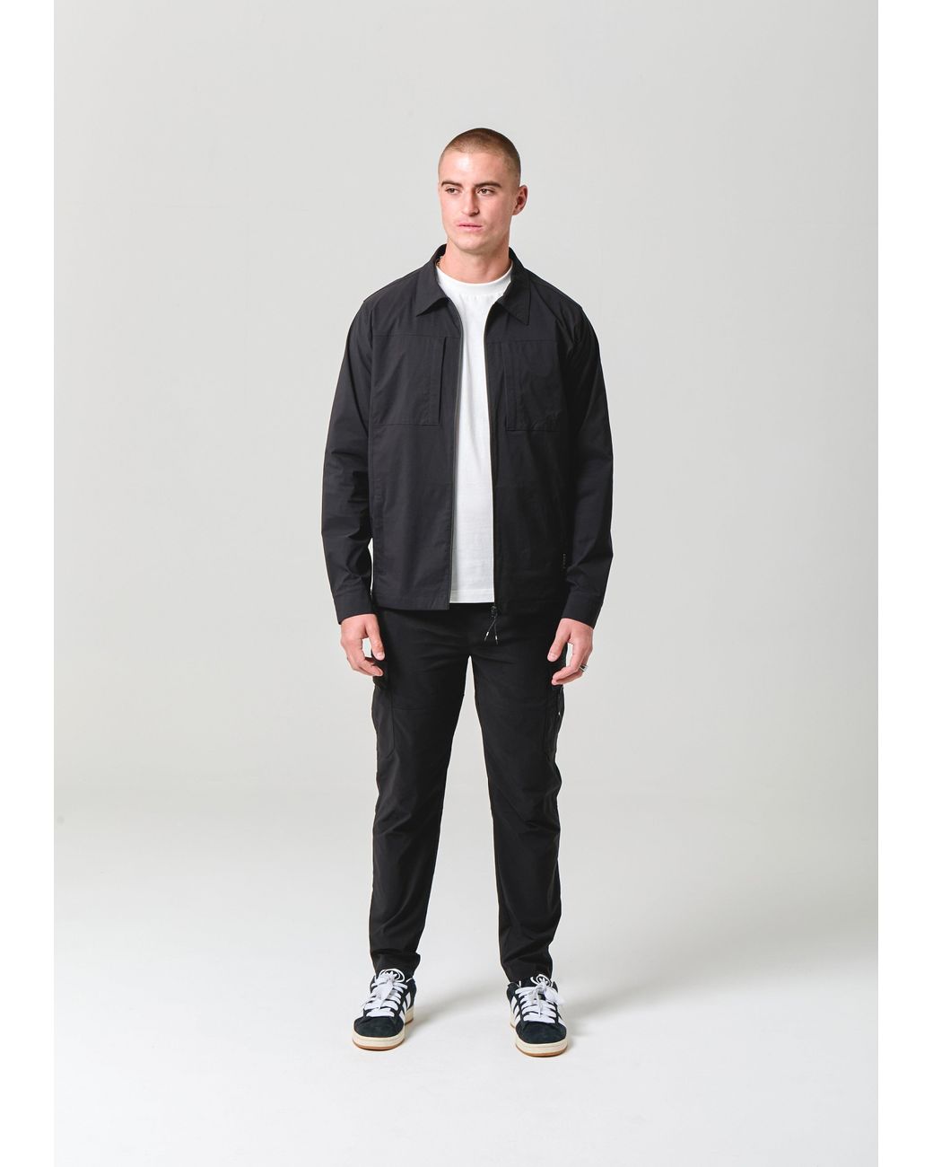 Nicce London Blue Odyssey Shacket for men