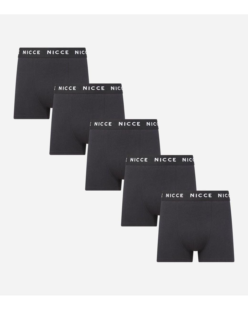 NICCE Multipacks Black Nicce 5 Pack Boxers Galan for men