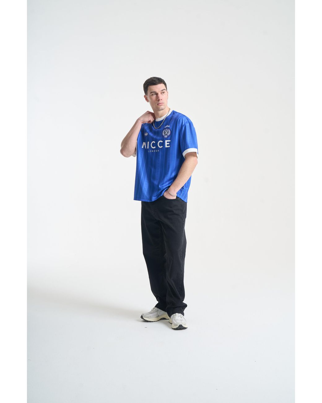 Nicce London Blue Legend Football Shirt for men