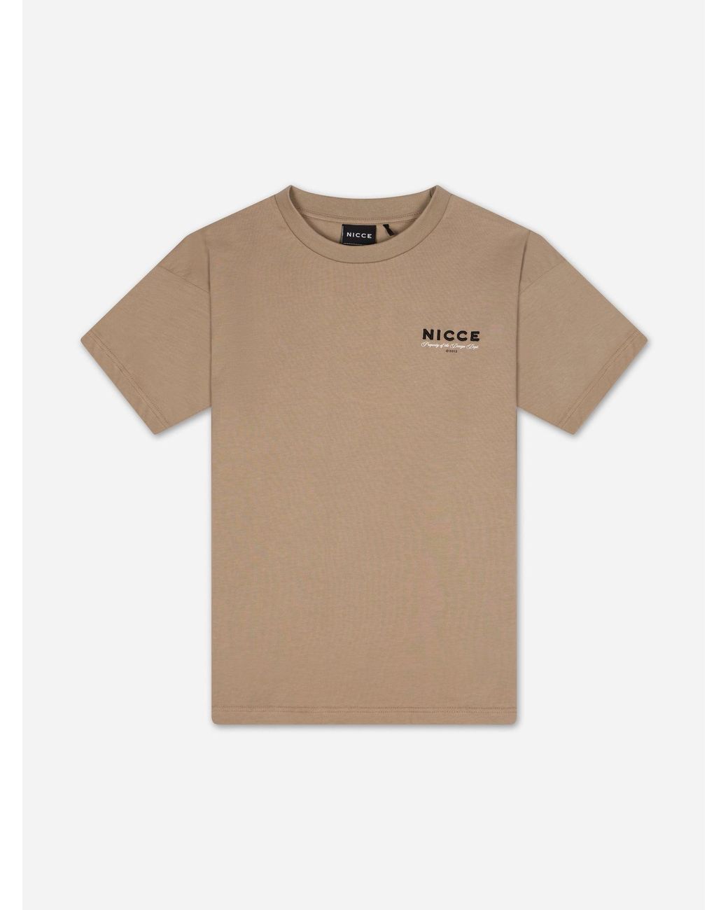 Nicce London Natural Meridian T-Shirt for men