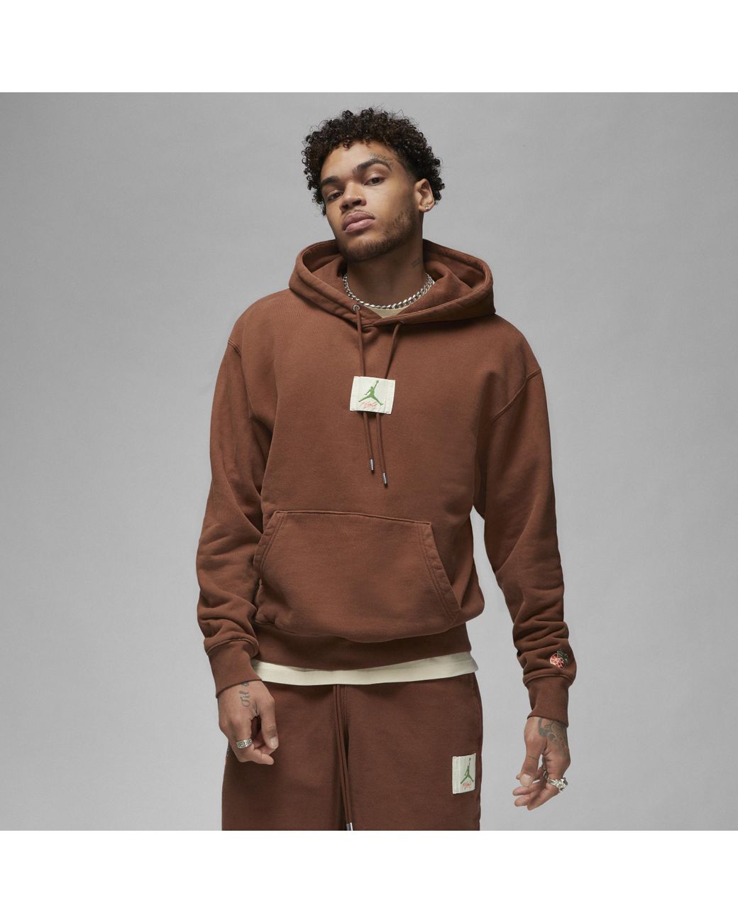 Nike Jordan X Titan Hoodie In Brown, for Men | Lyst