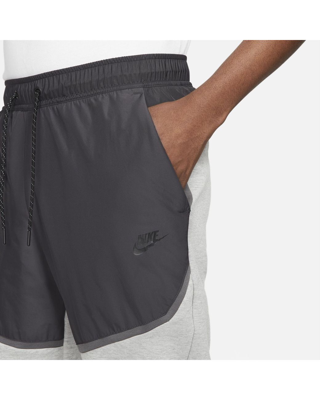 Nike Sportswear Tech Fleece Woven Joggers Grey in Grey for Men | Lyst UK