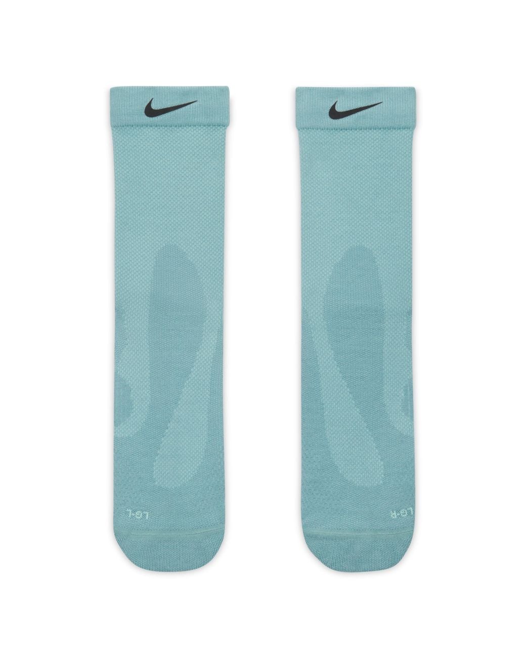 Nike Blue Run Wool Running Crew Socks (1 Pair)