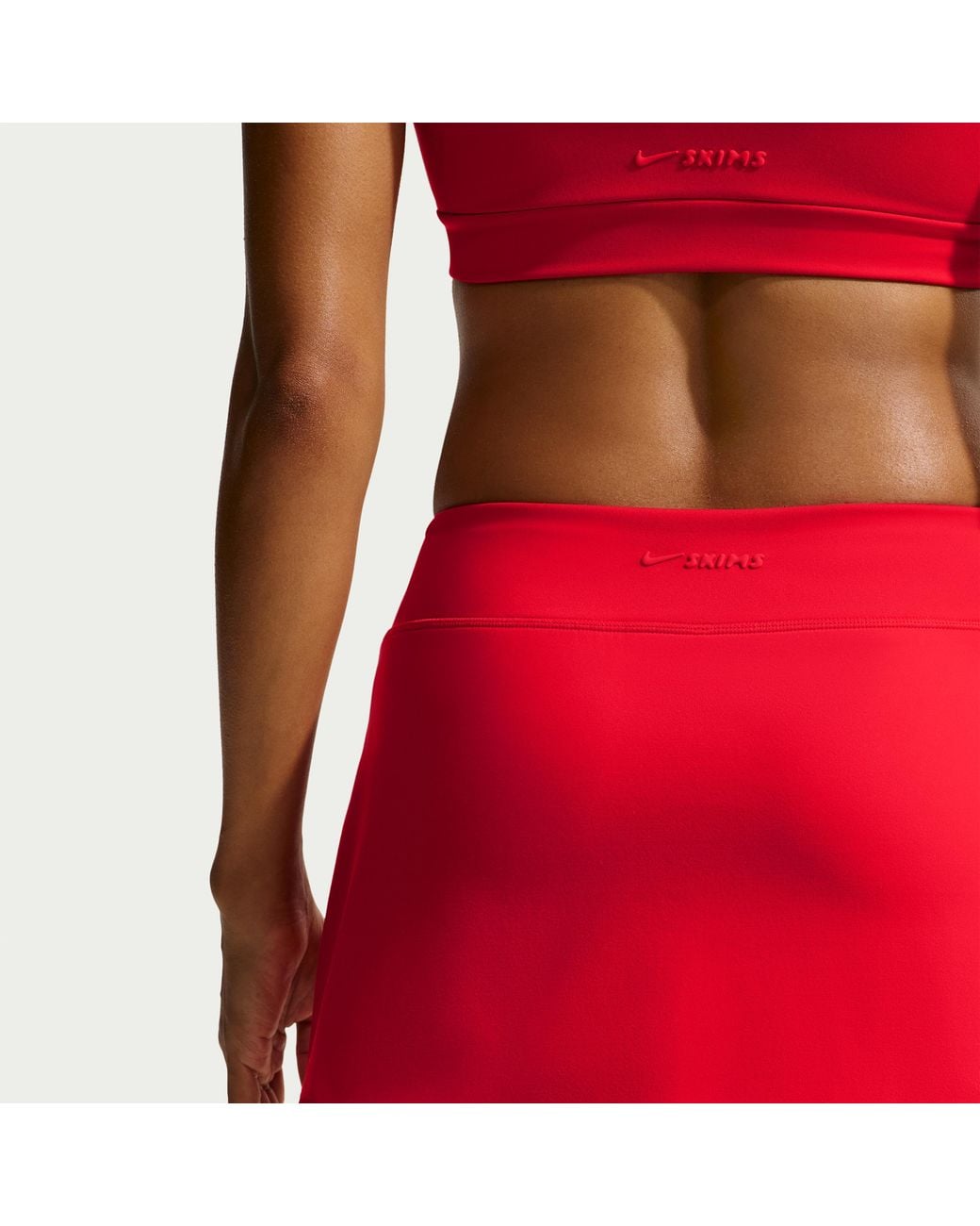 Nike Red Skims Matte Skort