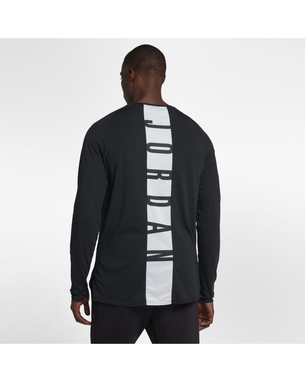 Nike Jordan 23 Alpha Dri-fit Long-sleeve Training Top in Black for Men |  Lyst