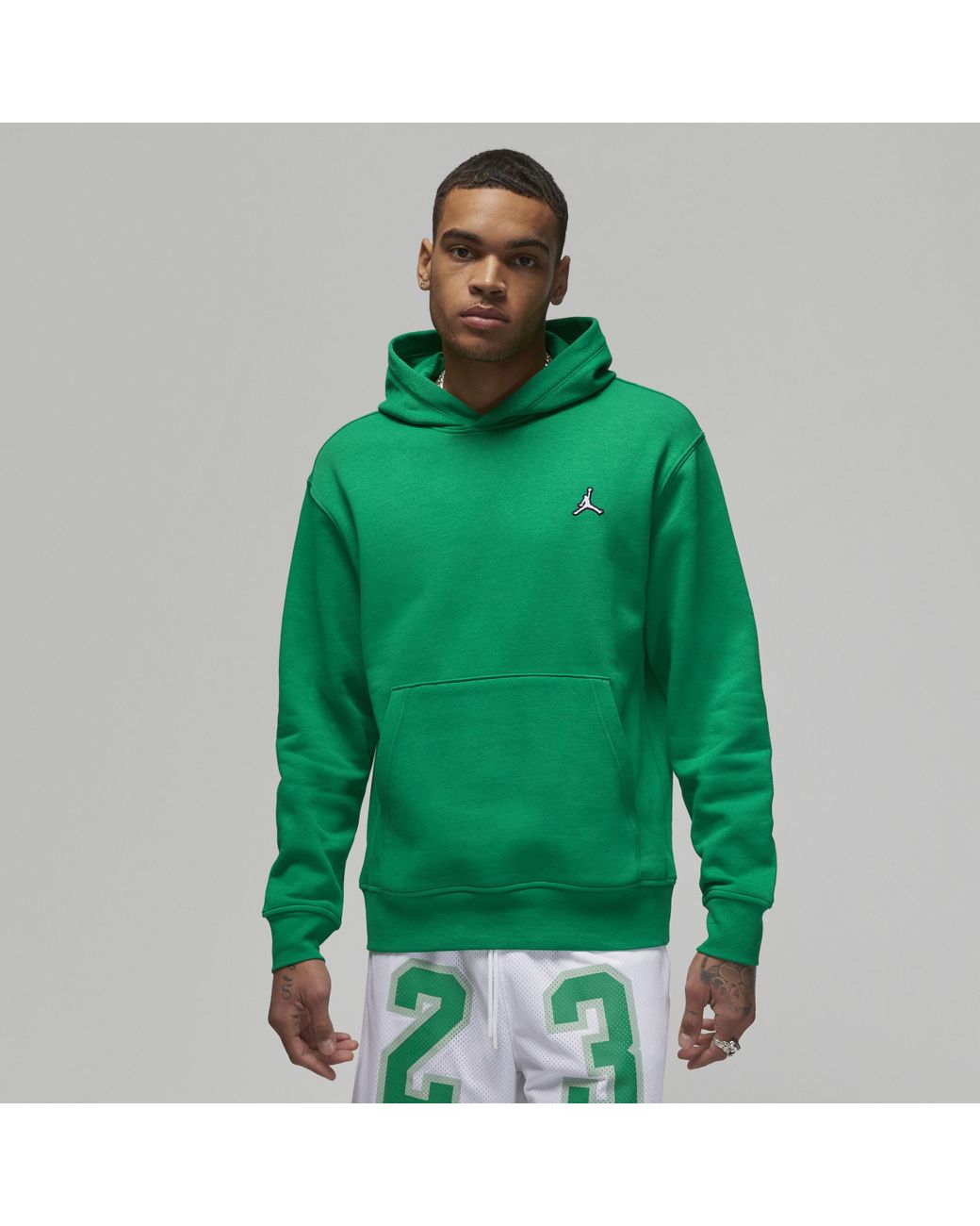 Nike Jordan Brooklyn Fleece Pullover Hoodie in Green for Men | Lyst  Australia
