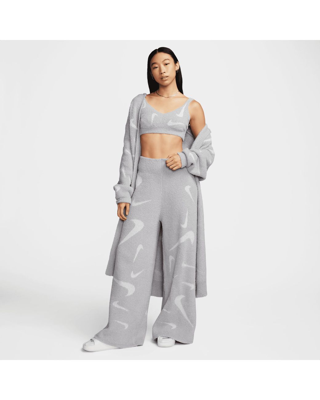 ★★Nike★★ Sportswear Phoenix Cozy Boucle High Waist Overs nike-Grey-Sportswear-Phoenix-
