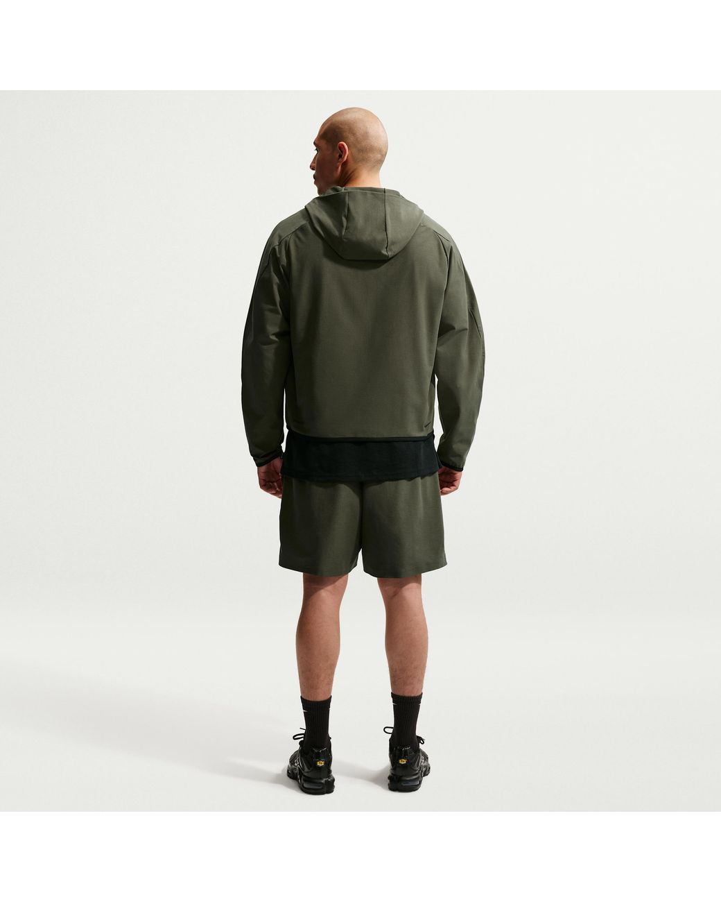 Nike Green Tech Shori Knit Full-Zip Windrunner Jacket for men