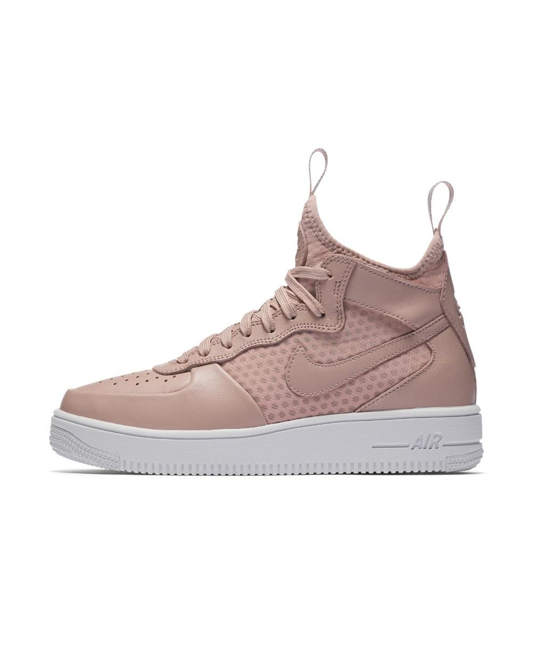 Nike Air Force 1 Ultraforce Mid Women's Shoe in Pink | Lyst