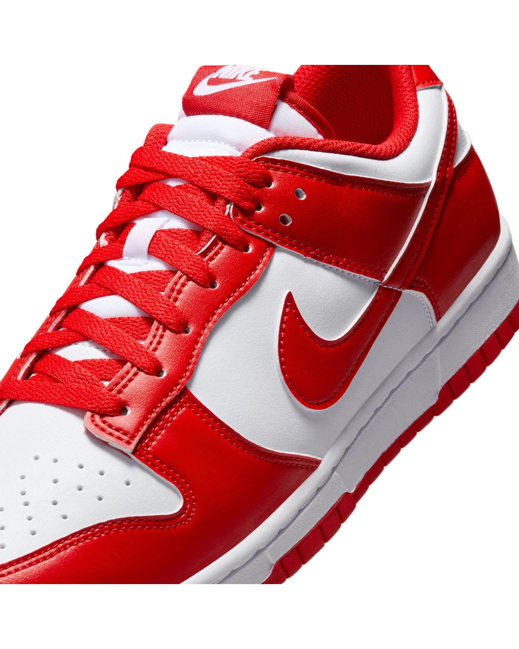 Nike Red Dunk Low Retro Shoes for men