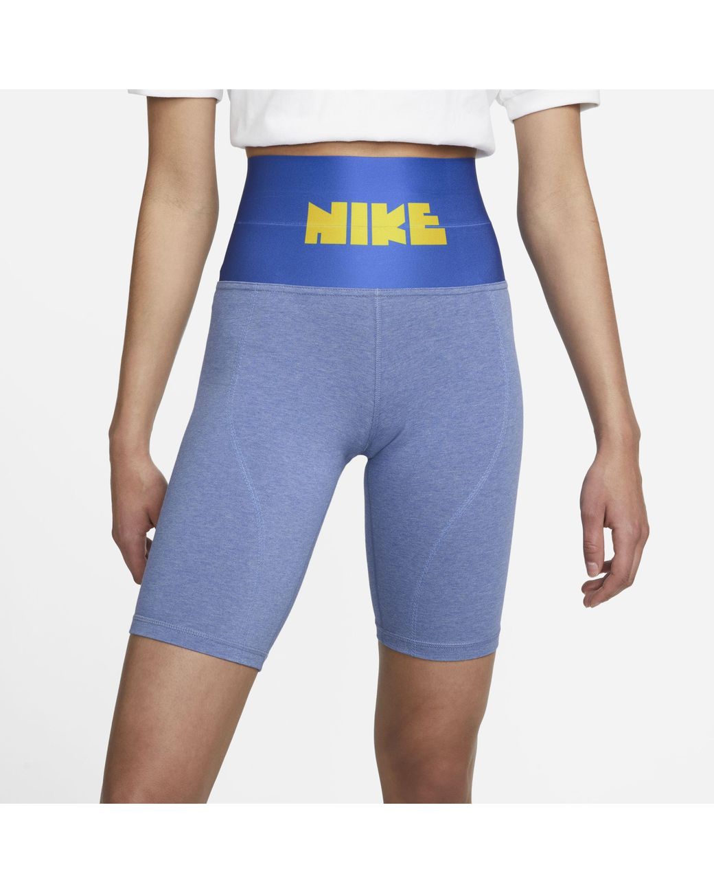 Nike Sportswear Circa 72 High-rise Bike Shorts in Blue | Lyst