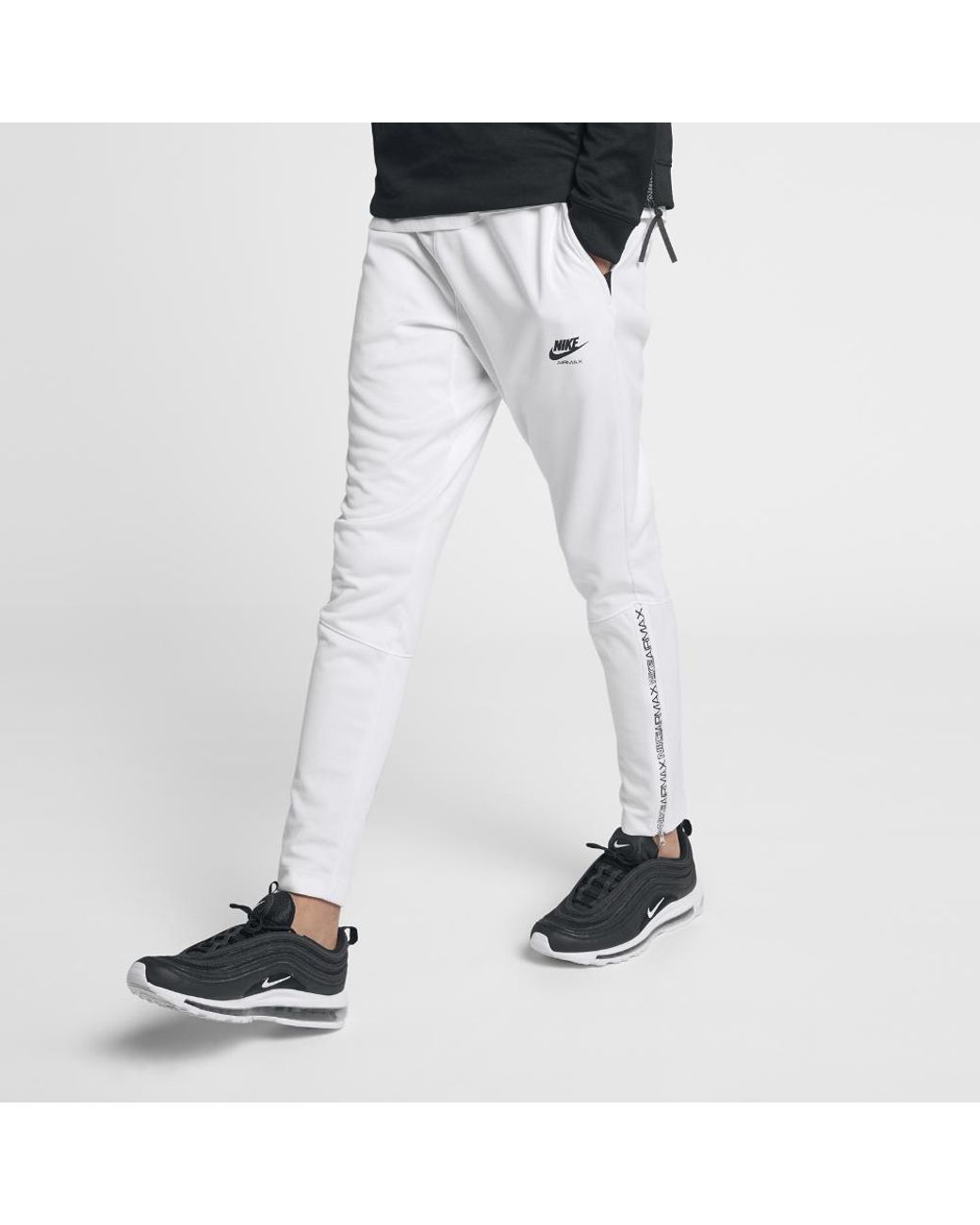 Bijdrage medley Moedig Nike Sportswear Air Max Men's Joggers in White for Men | Lyst