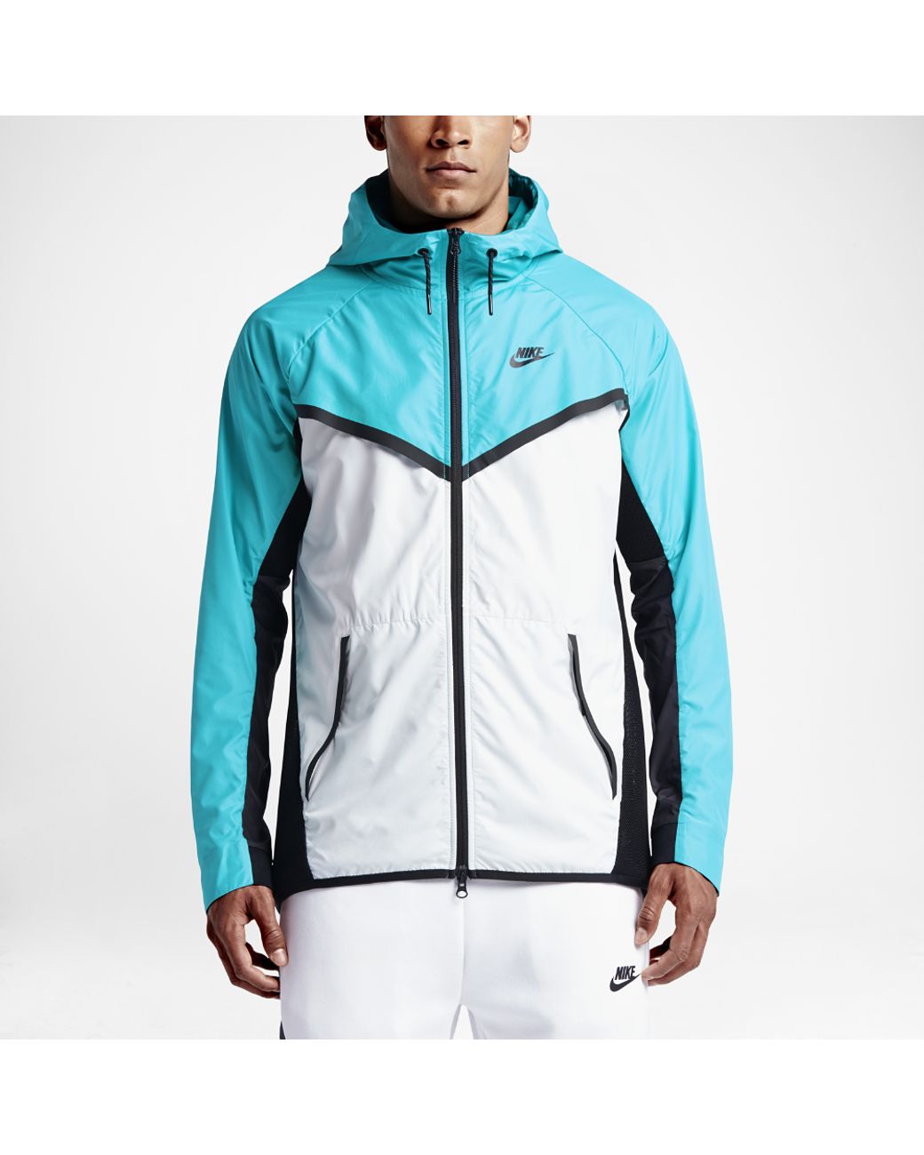 Nike Fleece Tech Hypermesh Windrunner Men's Jacket in Blue for Men | Lyst