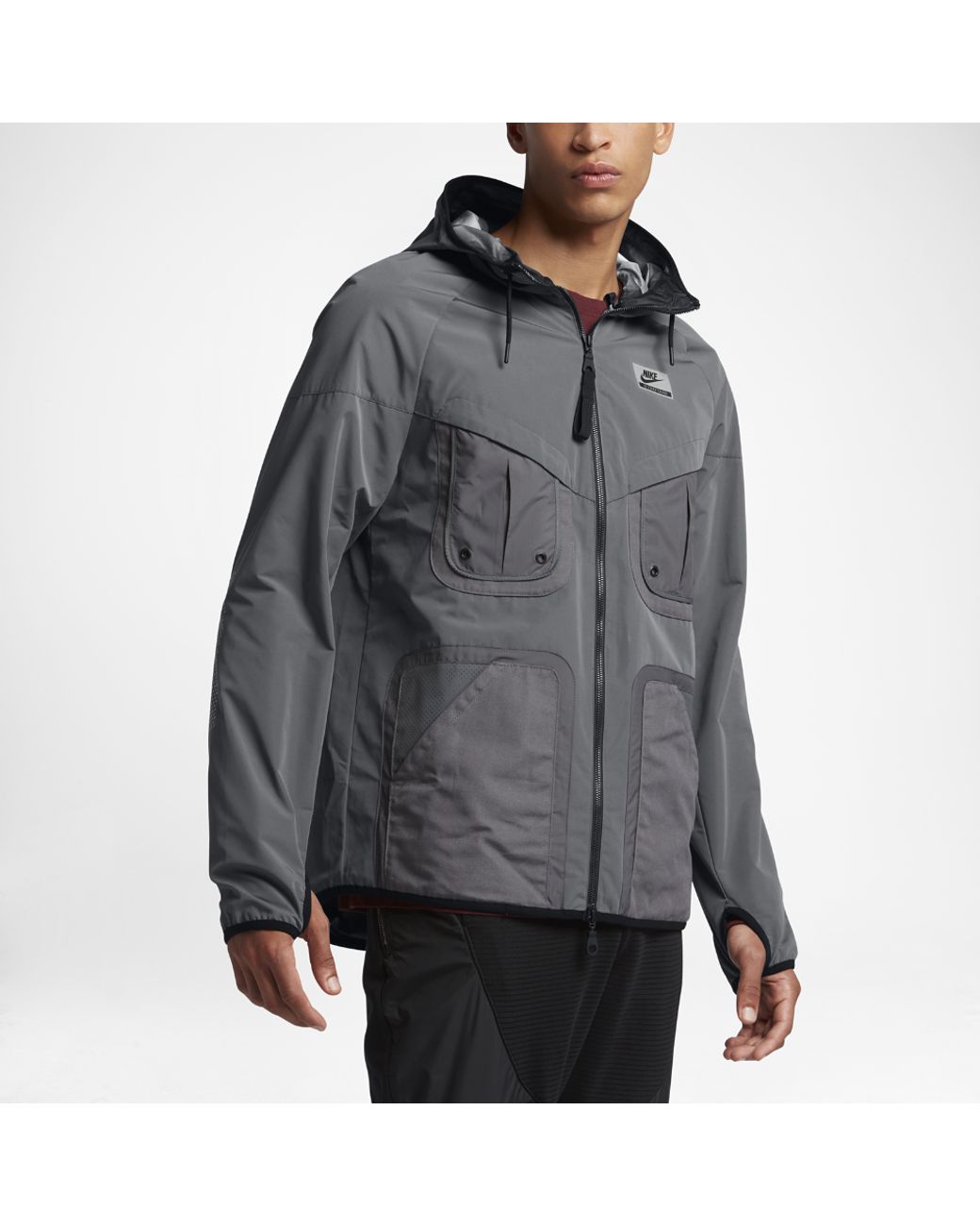 Nike International Windrunner Men's Jacket in Gray for Men | Lyst