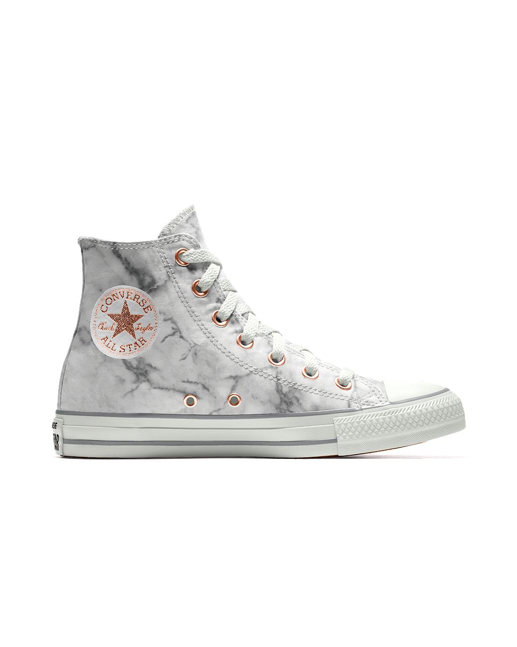 Converse Custom Chuck Taylor All Star Marble High Top Shoe in White for Men  | Lyst
