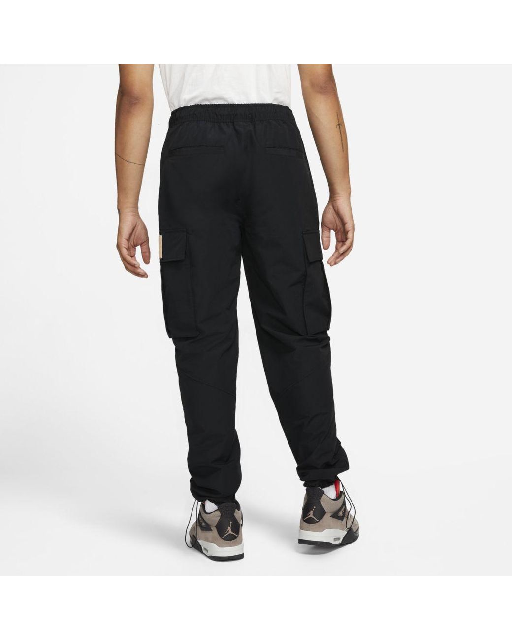 Nike Jordan Flight Heritage Cargo Pants in Black for Men | Lyst