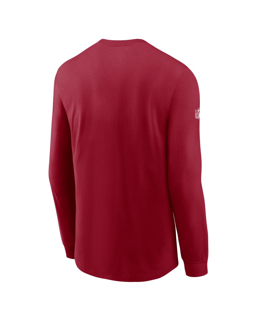 San Francisco 49ers Nike Dri-Fit Cotton Long Sleeve Raglan T-Shirt - Mens