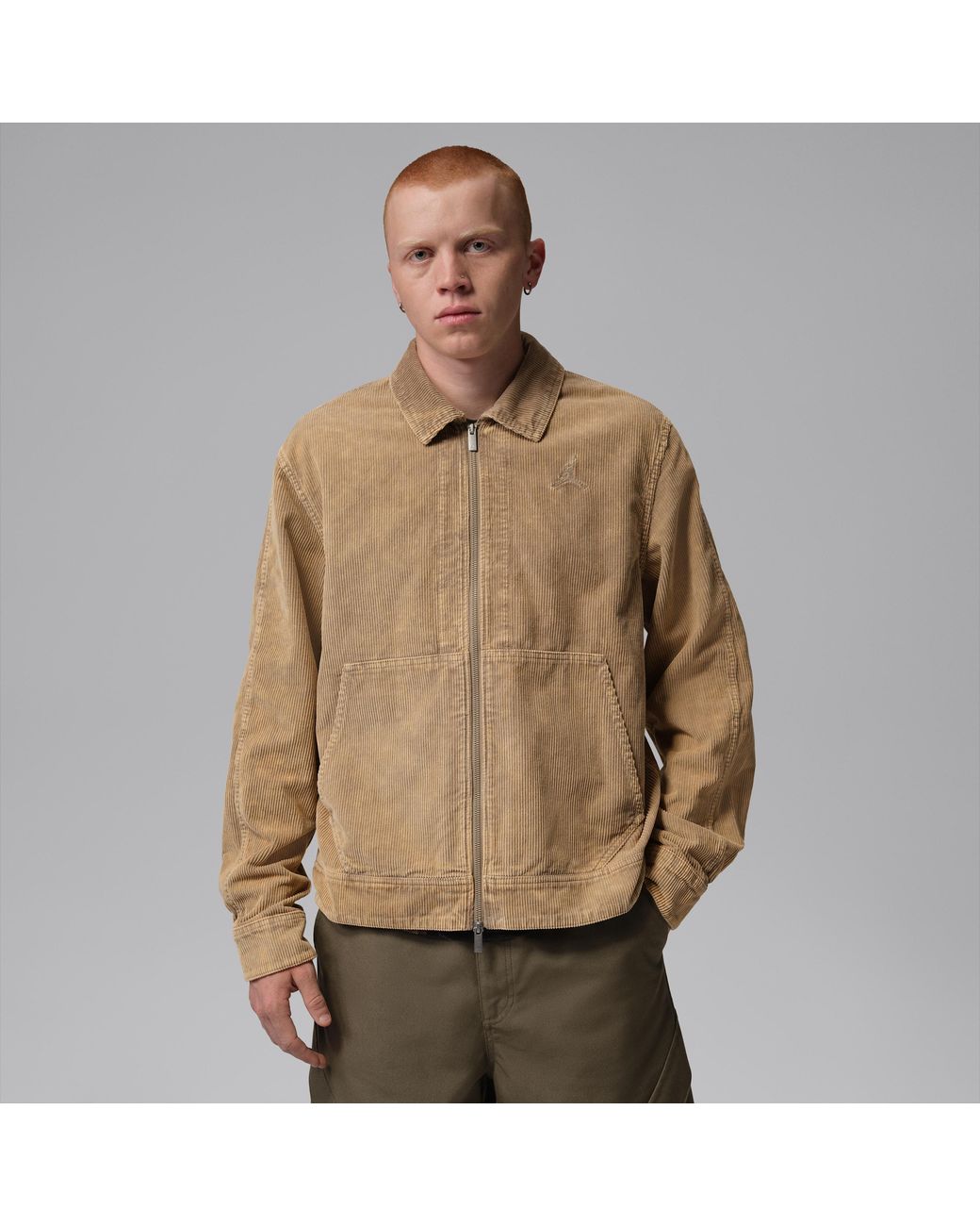 Nike Flight Corduroy Chore Jacket in Brown for Men | Lyst