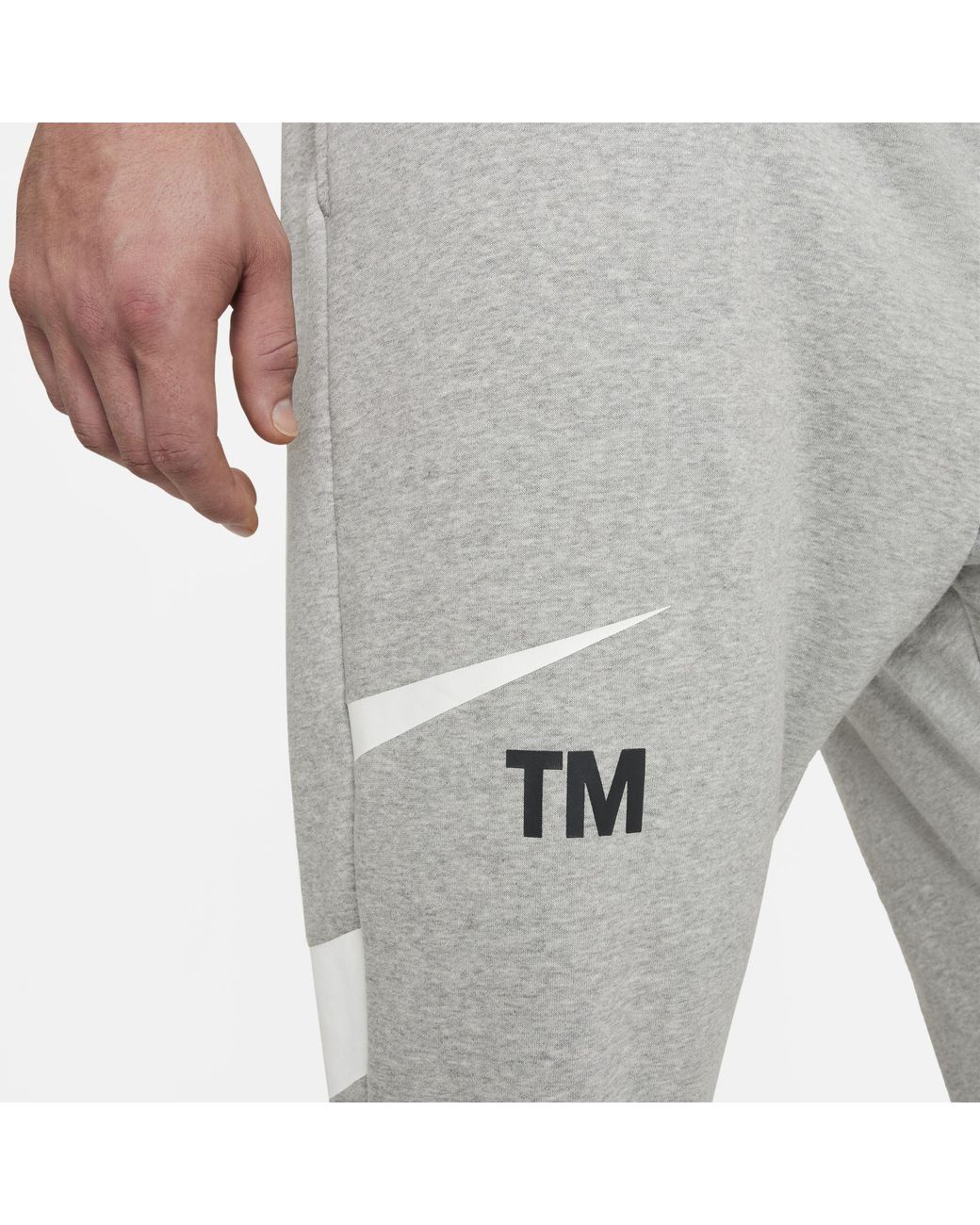 Nike Fleece Sportswear Swoosh Semi-brushed Back Pants in Grey (Grey) for  Men - Lyst