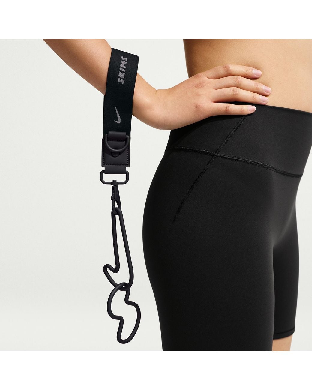 Nike Black Skims Keychain
