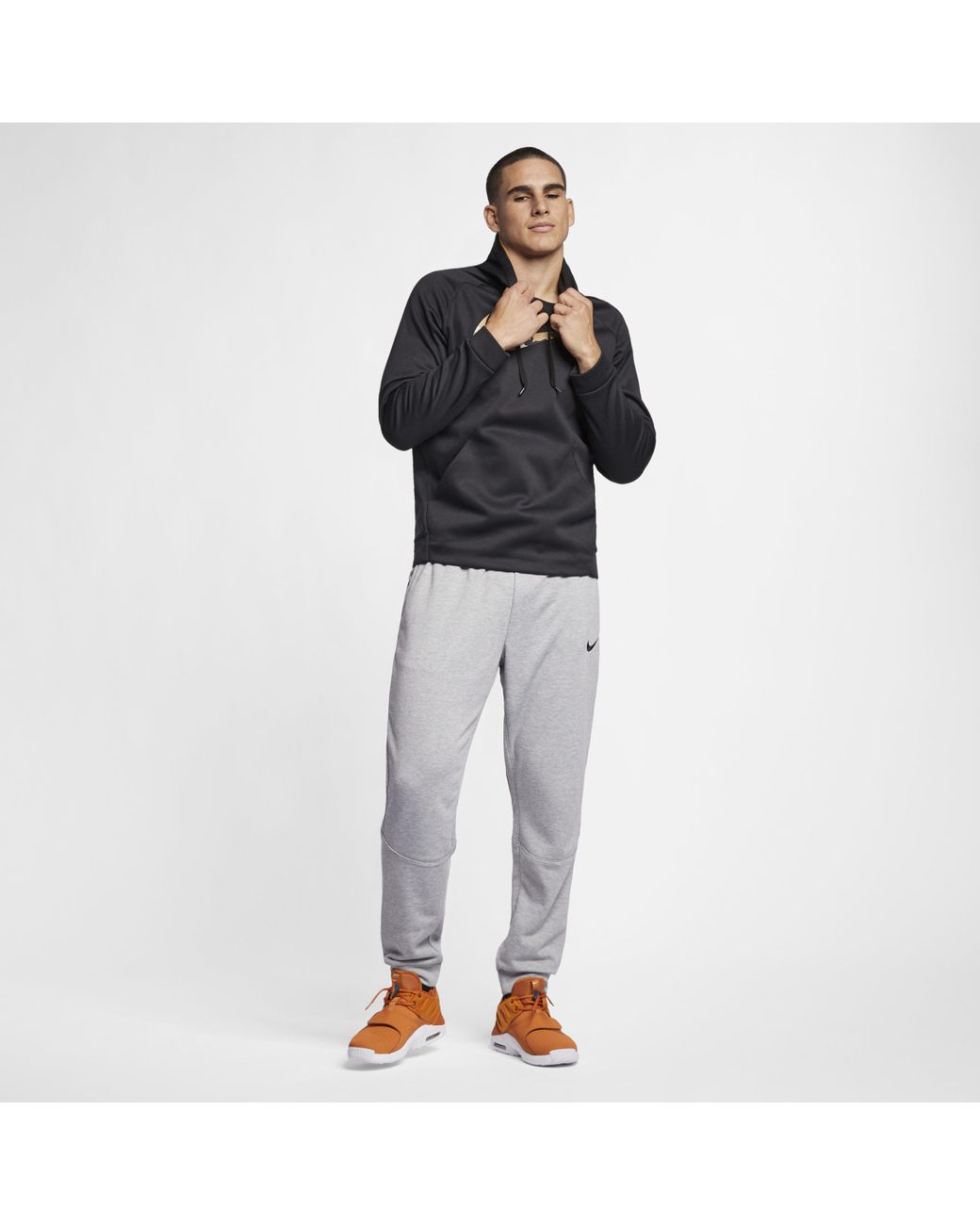 Pantaloni da training tapered in fleece Dri-FIT da Uomo di Nike in Grigio |  Lyst