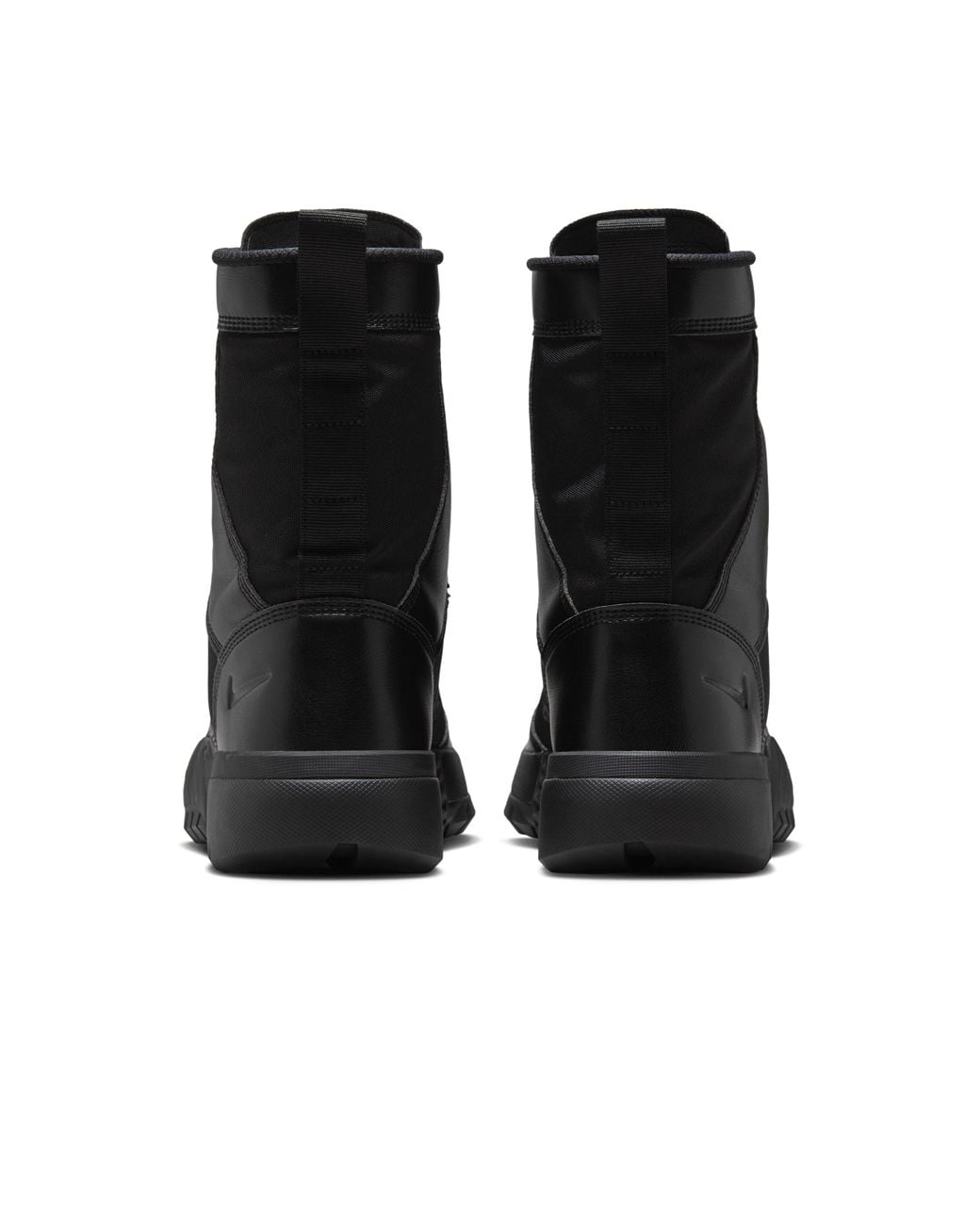 nike black military boots
