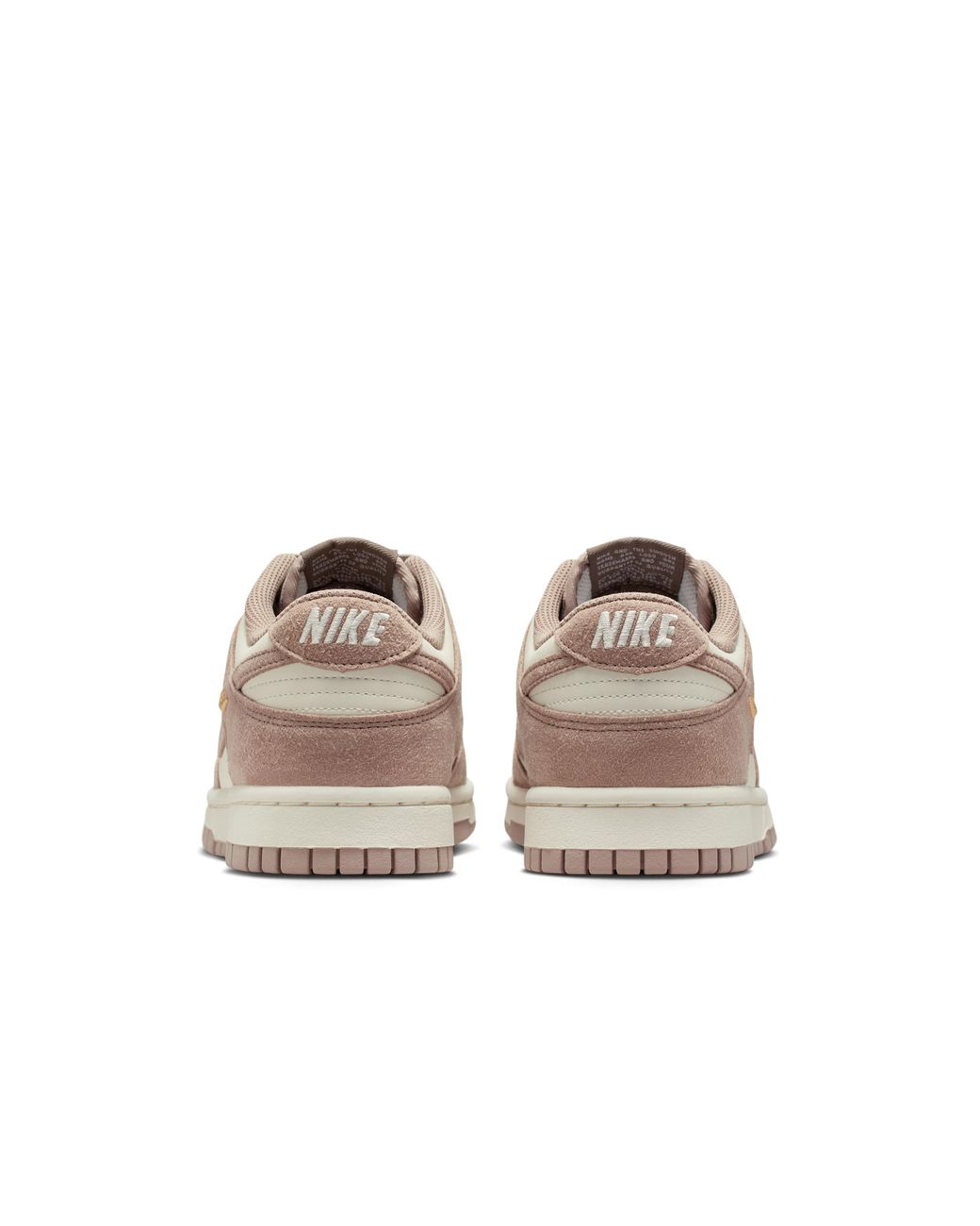 Nike Pink Dunk Low Suede Shoes