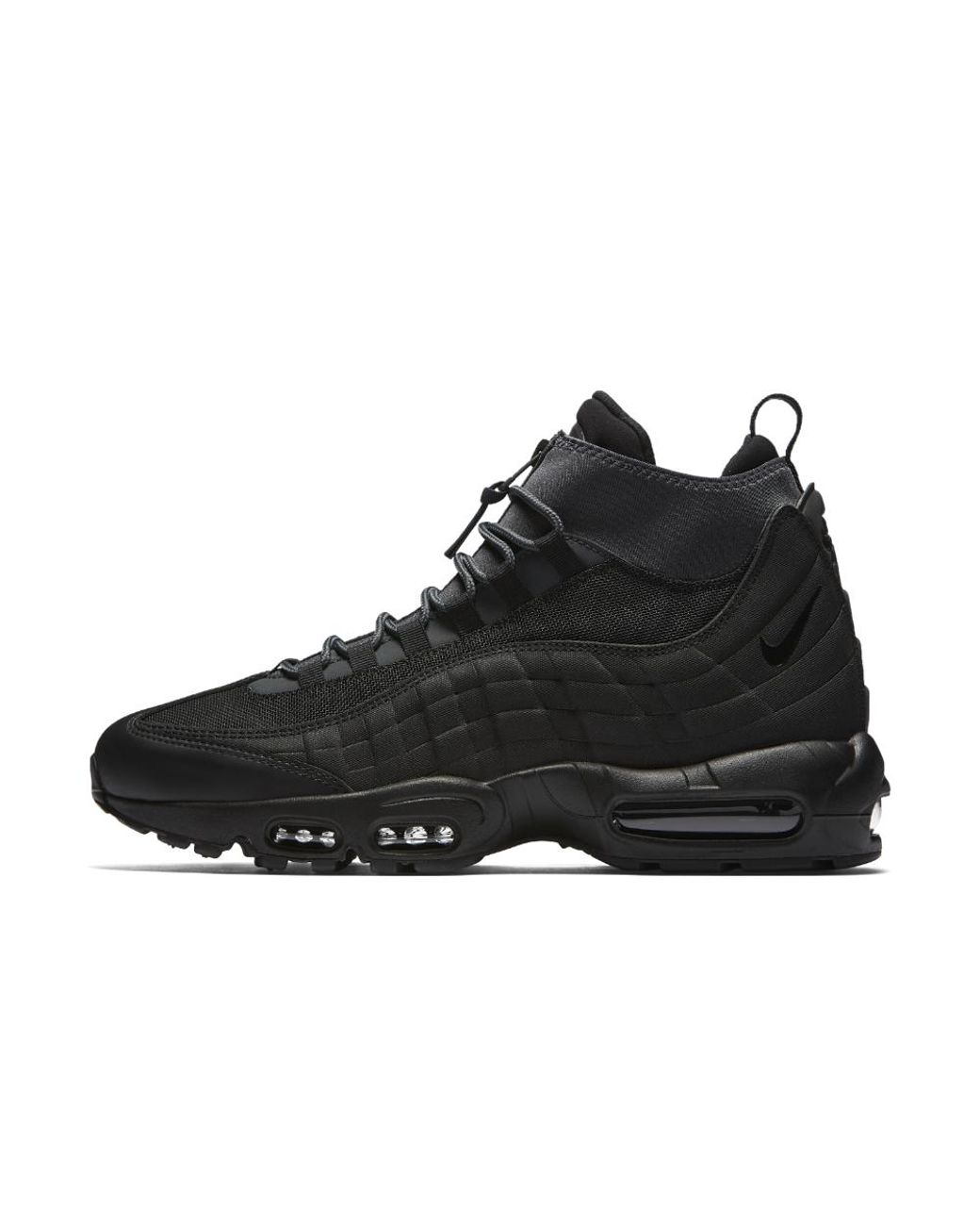 Nike Leather Air Max 95 Sneakerboot Men's Boot in Black/Anthracite/White ( Black) for Men | Lyst