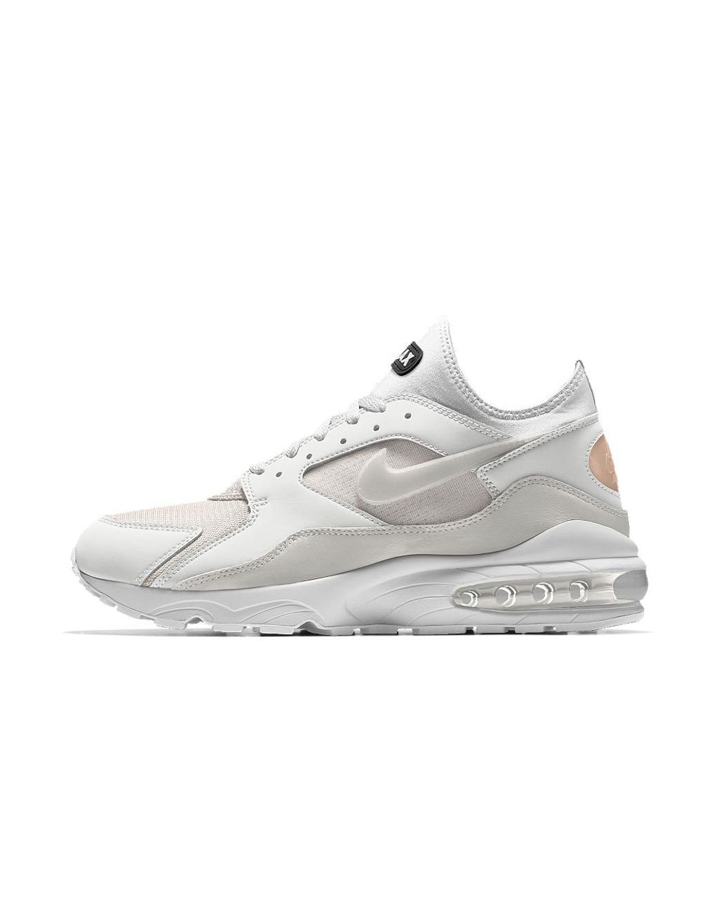 vastleggen helpen periscoop Nike Air Max 93 Premium Id Men's Shoe in White for Men | Lyst