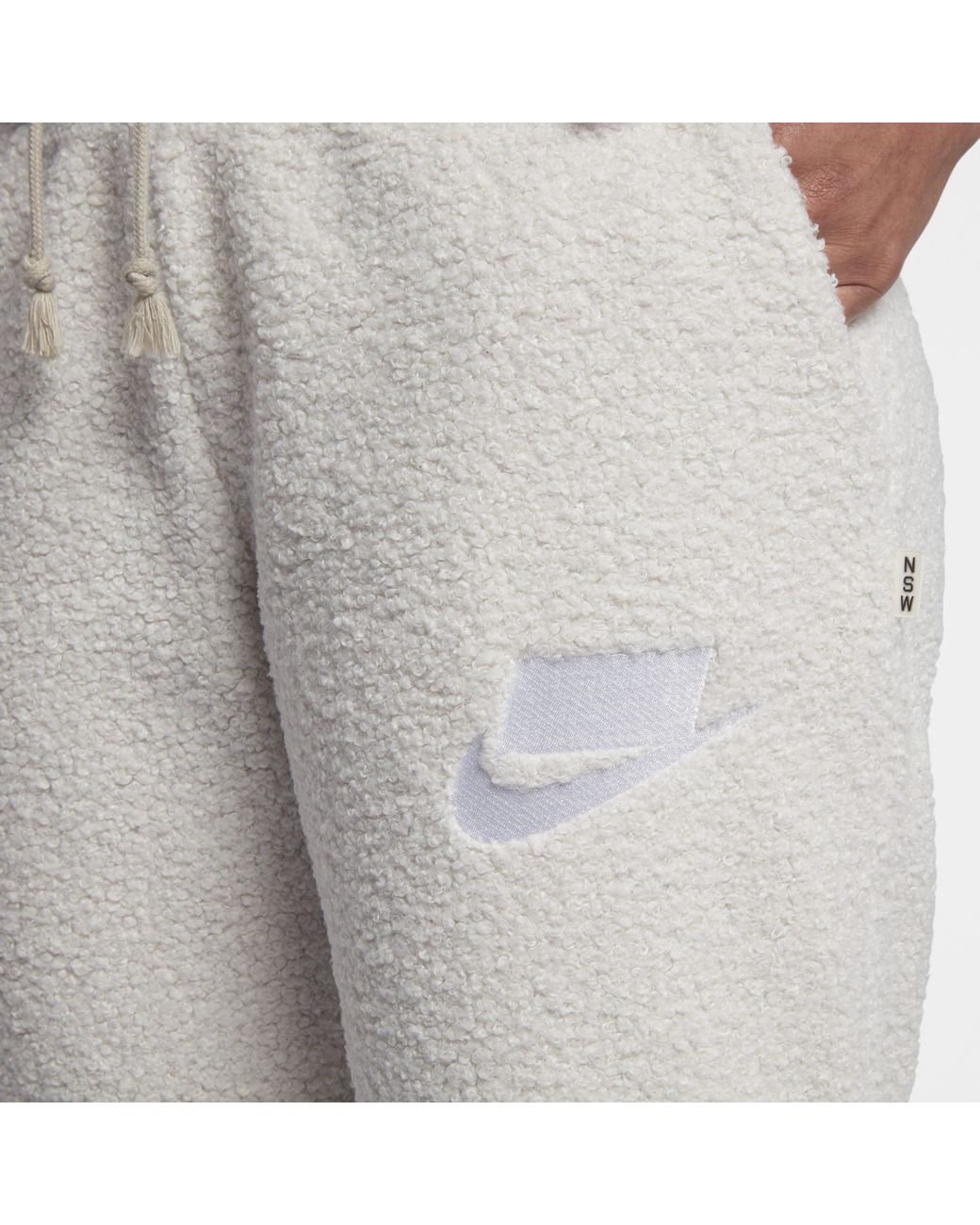 Nike Sportswear Nsw Sherpa Joggers | Lyst UK